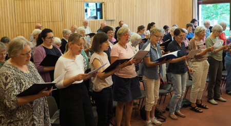 Chorprobe in Hamburg